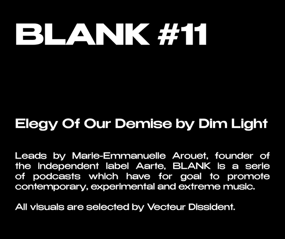 BAD TO THE BONE - BLANK #10 - ELEGY OF OUR DEMISE - DIM LIGHT